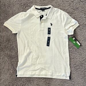 Beverly Hills Polo Club Classic White Polo Shirt
